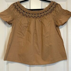 NWT Old Navy Smocked Top, sz S.